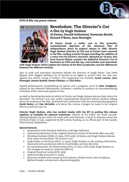 Dvd Press Release