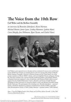 The Voice from the 10Th
