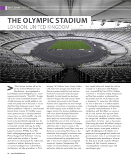 The Olympic Stadium London, United Kingdom