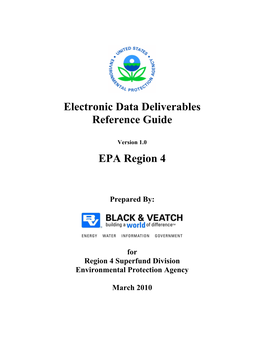 Electronic Data Deliverables Reference Guide EPA Region 4