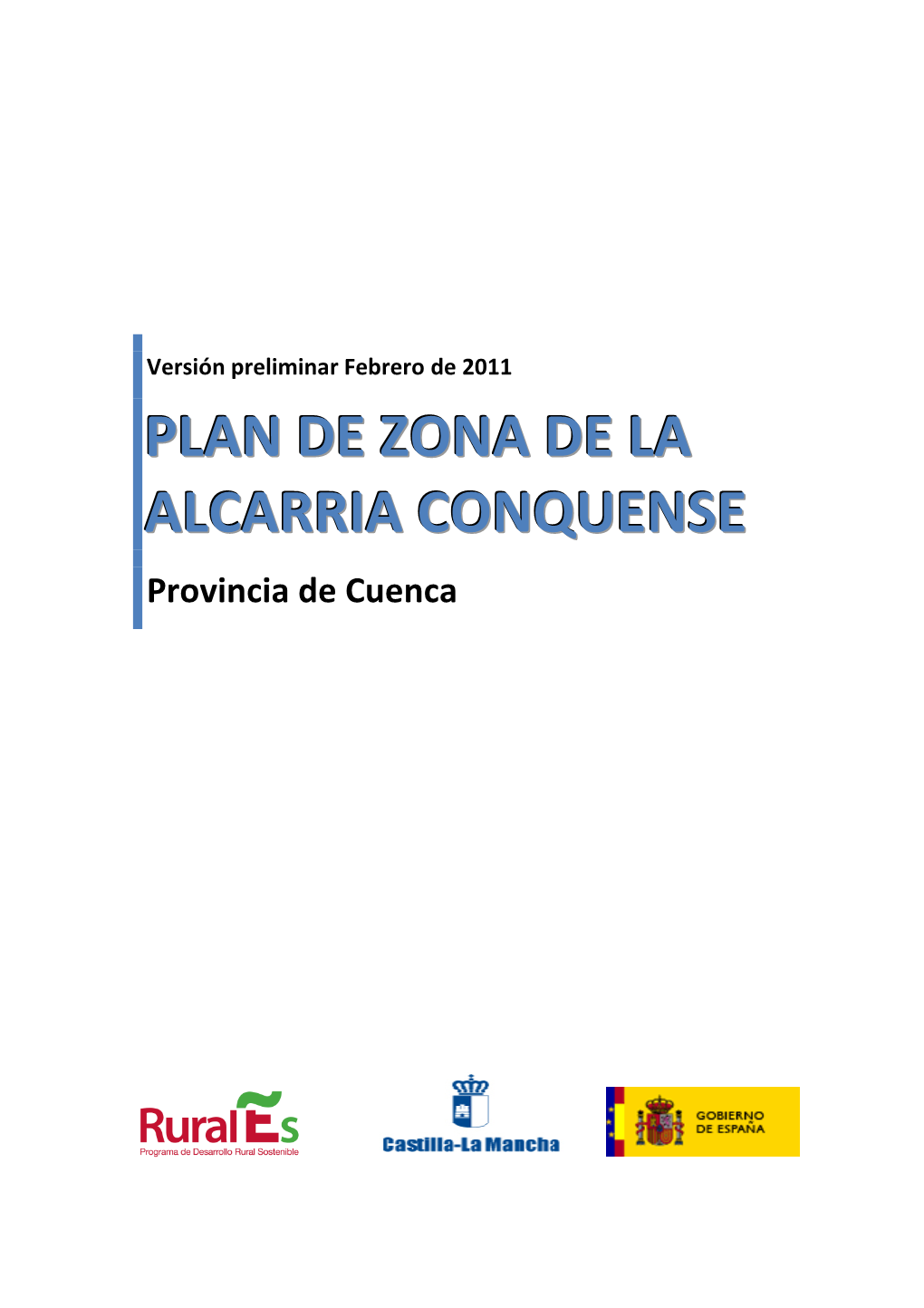 Plan De Zona De La Alcarria Conquense