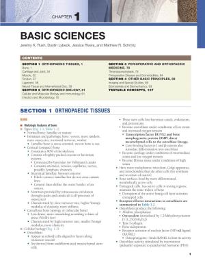 Chapter 1 – Basic Sciences