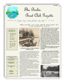 The Berlin Boat Club Gazette