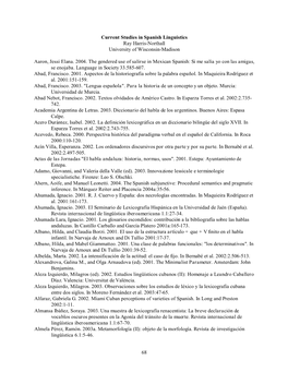 68 Current Studies in Spanish Linguistics Ray Harris-Northall
