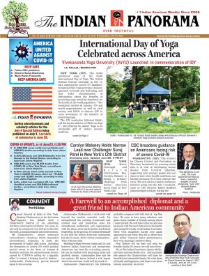 International Day of Yoga Celebrated Across America