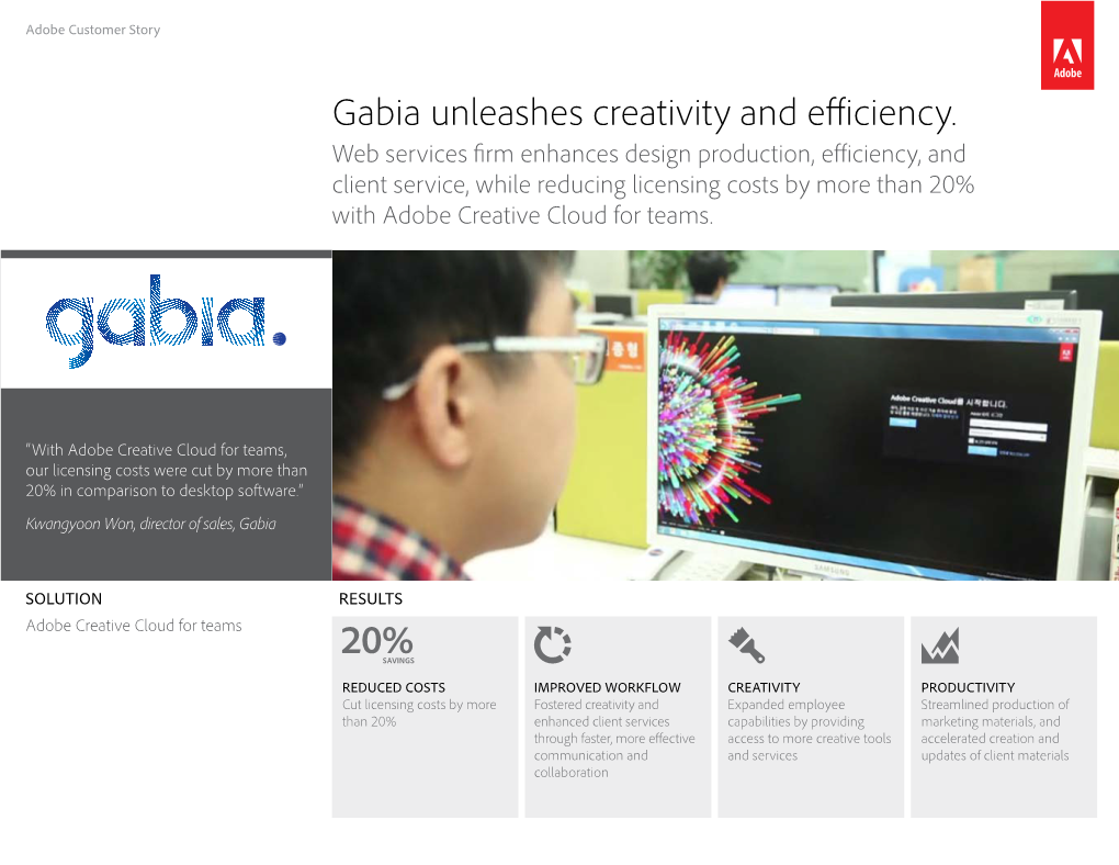 Gabia Unleashes Creativity and Efficiency