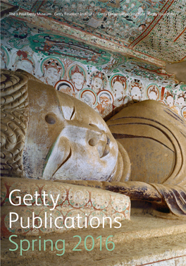 Getty Publications Spring 2016 Getty Publications New Titles 5