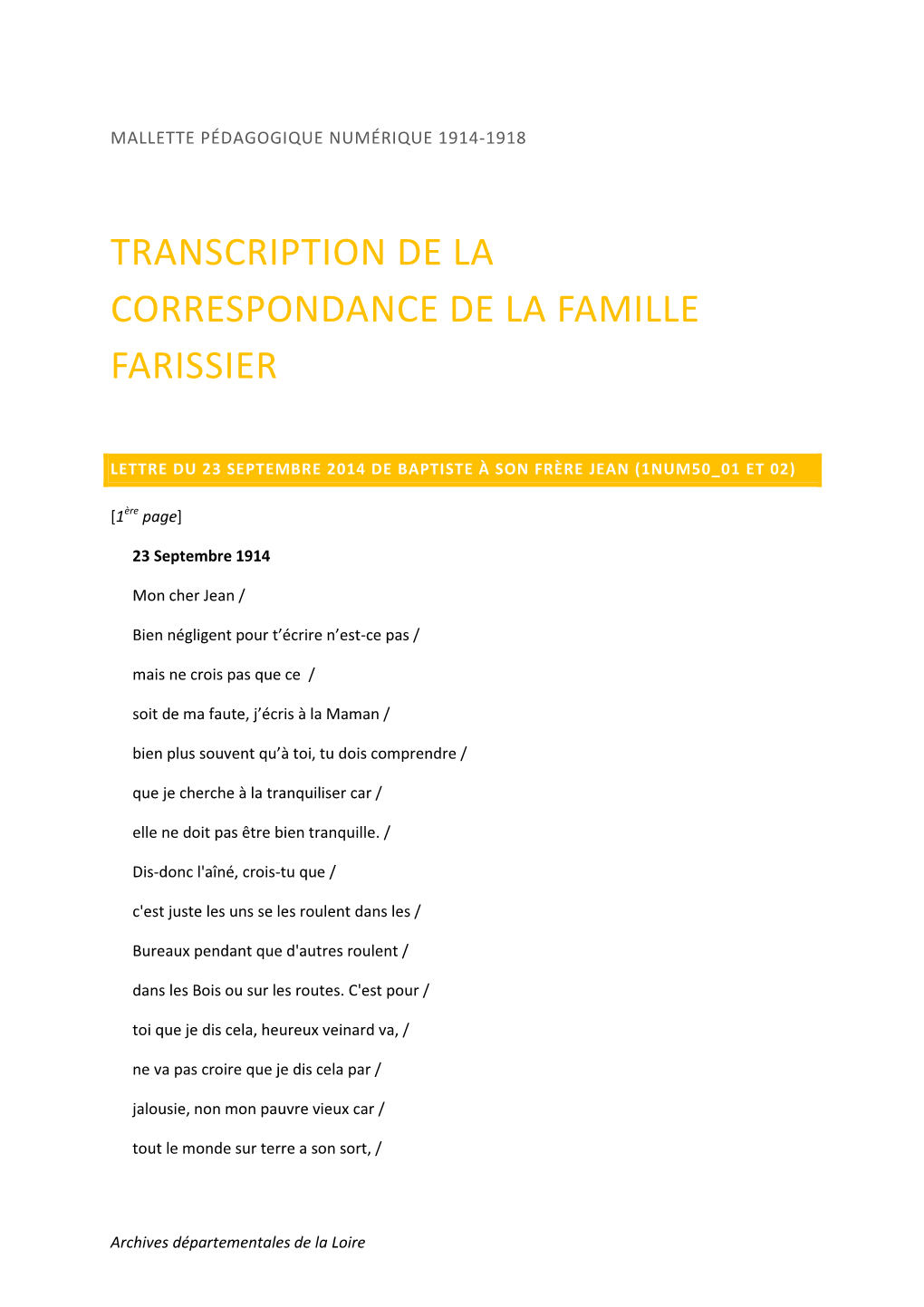 Famille Farissier