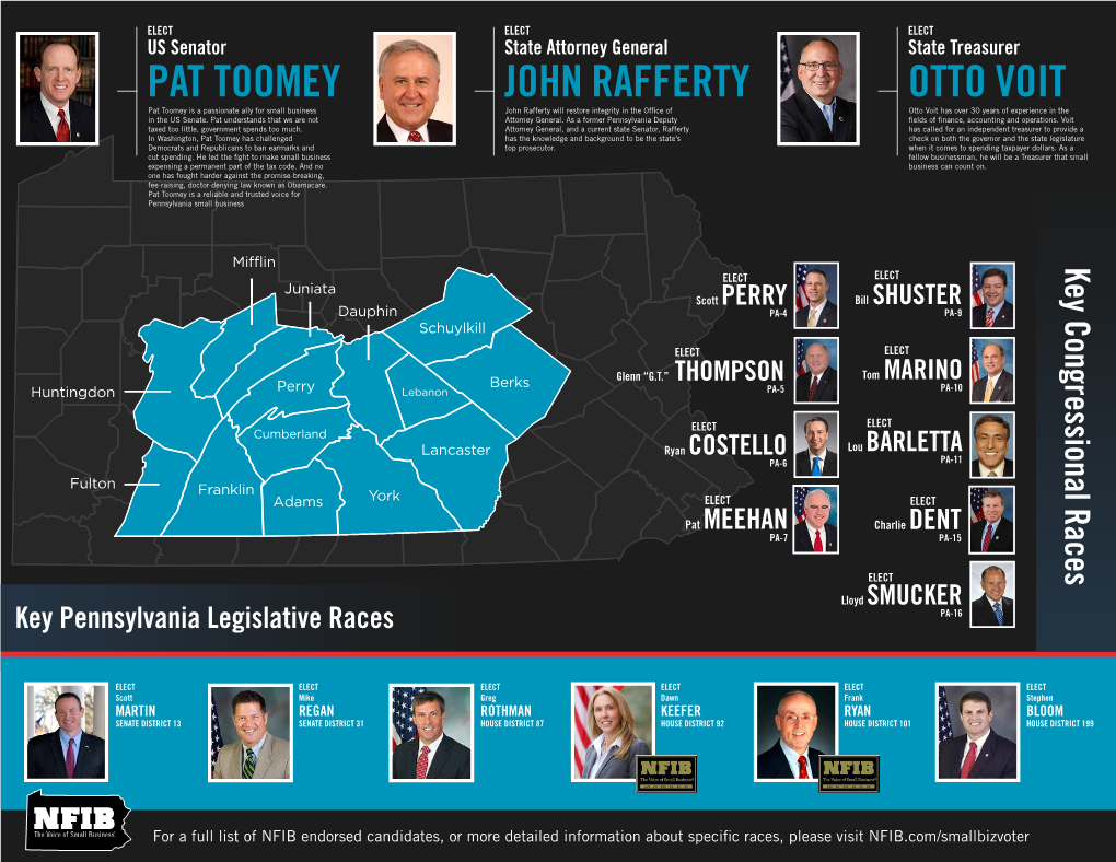 Pat Toomey Otto Voit John Rafferty