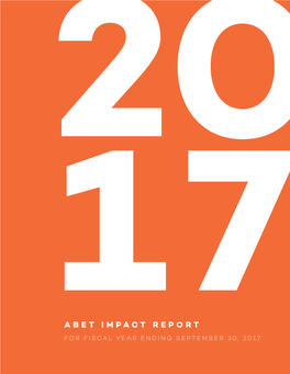Abet Impact Report