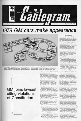 1979 GM Cars Make Appearance