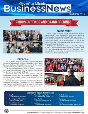 Ribbon Cuttings and Grand Openings