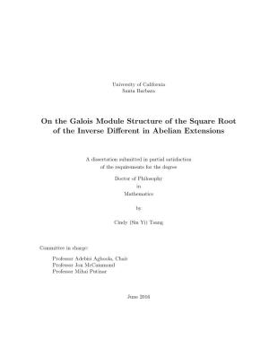 On the Galois Module Structure of the Square Root of the Inverse Different