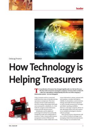 How Technology Is Helping Treasurers