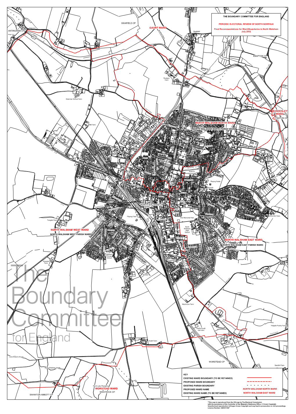 Gaunt Ward Mundesley Ward Worstead Ward North Walsham West Ward North Walsham East Ward North Walsham North Ward