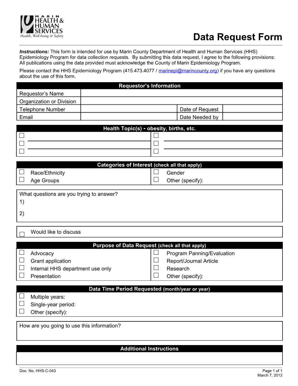 Hhs Incident Report Form