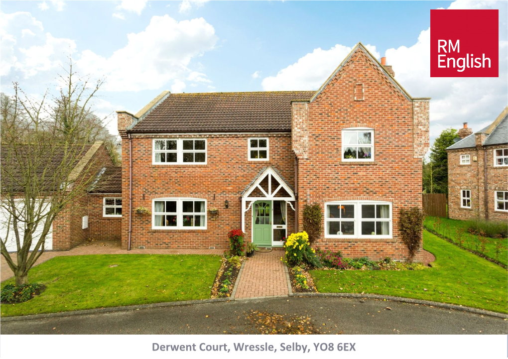 Derwent Court, Wressle, Selby, YO8 6EX • Local Railway Station with Links to Kings Cross London