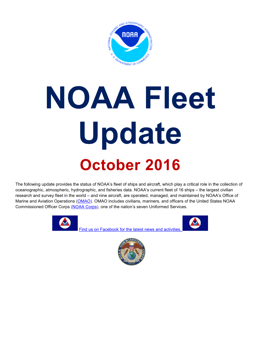 NOAA Fleet Update