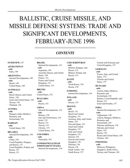 Npr 4.1: Ballistic, Cruise Missile, and Missile Defense