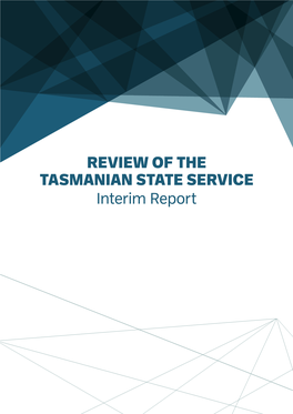 Review of the Tasmanian State Service Interim Report