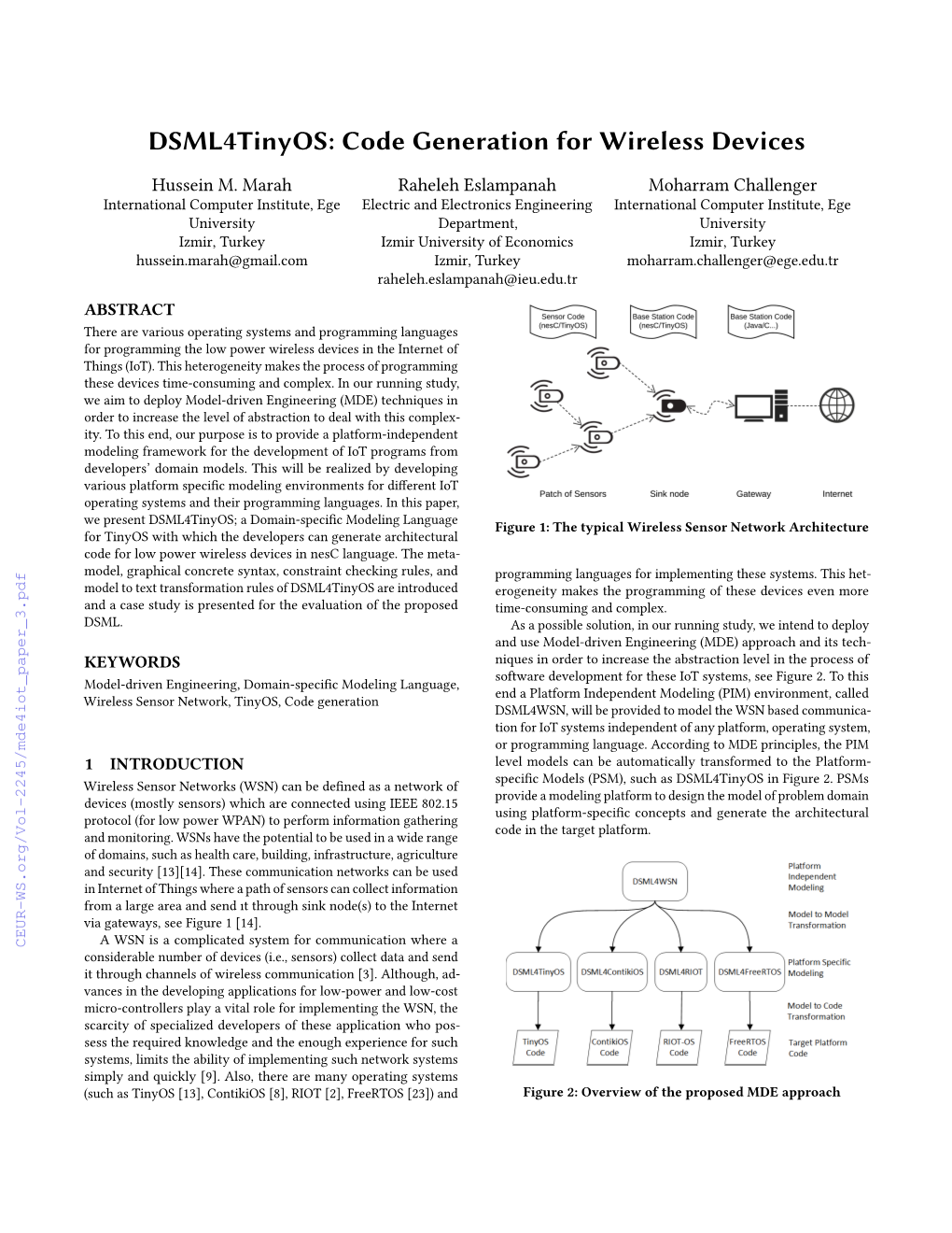 Code Generation for Wireless Devices