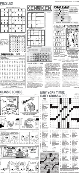 Classic Comics Puzzles