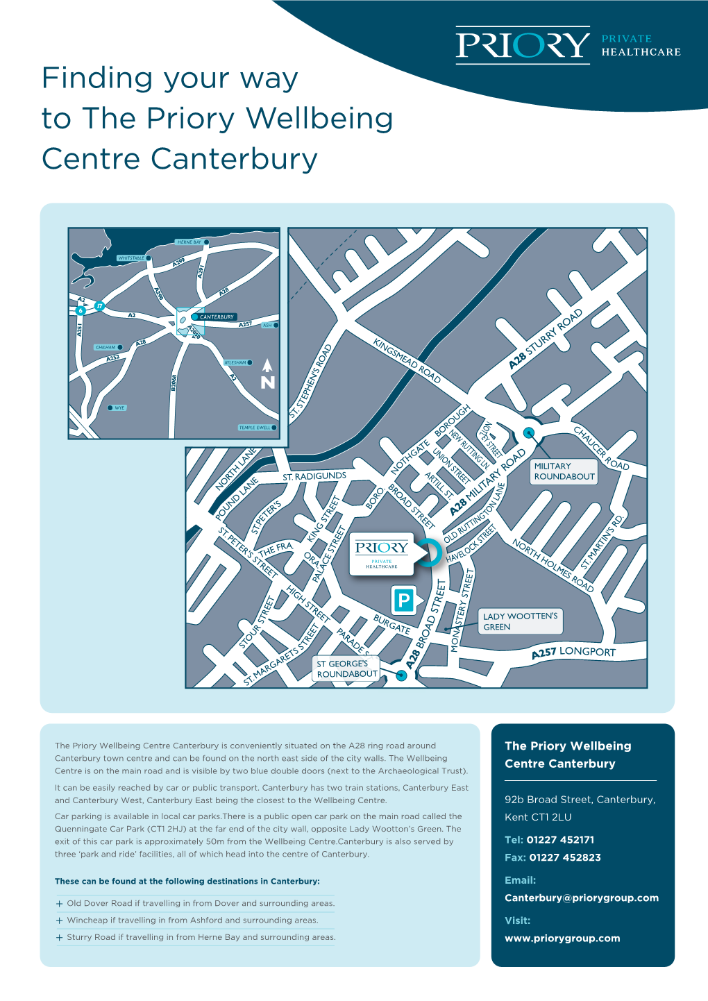 Directions to Canterbury Wellbeing Centre.Pdf