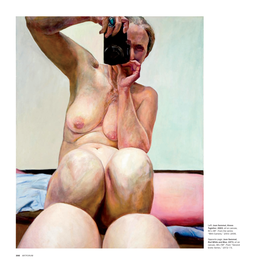 Joan Semmel, Knees Together, 2003, Oil on Canvas, 60 X 48". from the Series “With Camera,” 2001–2006