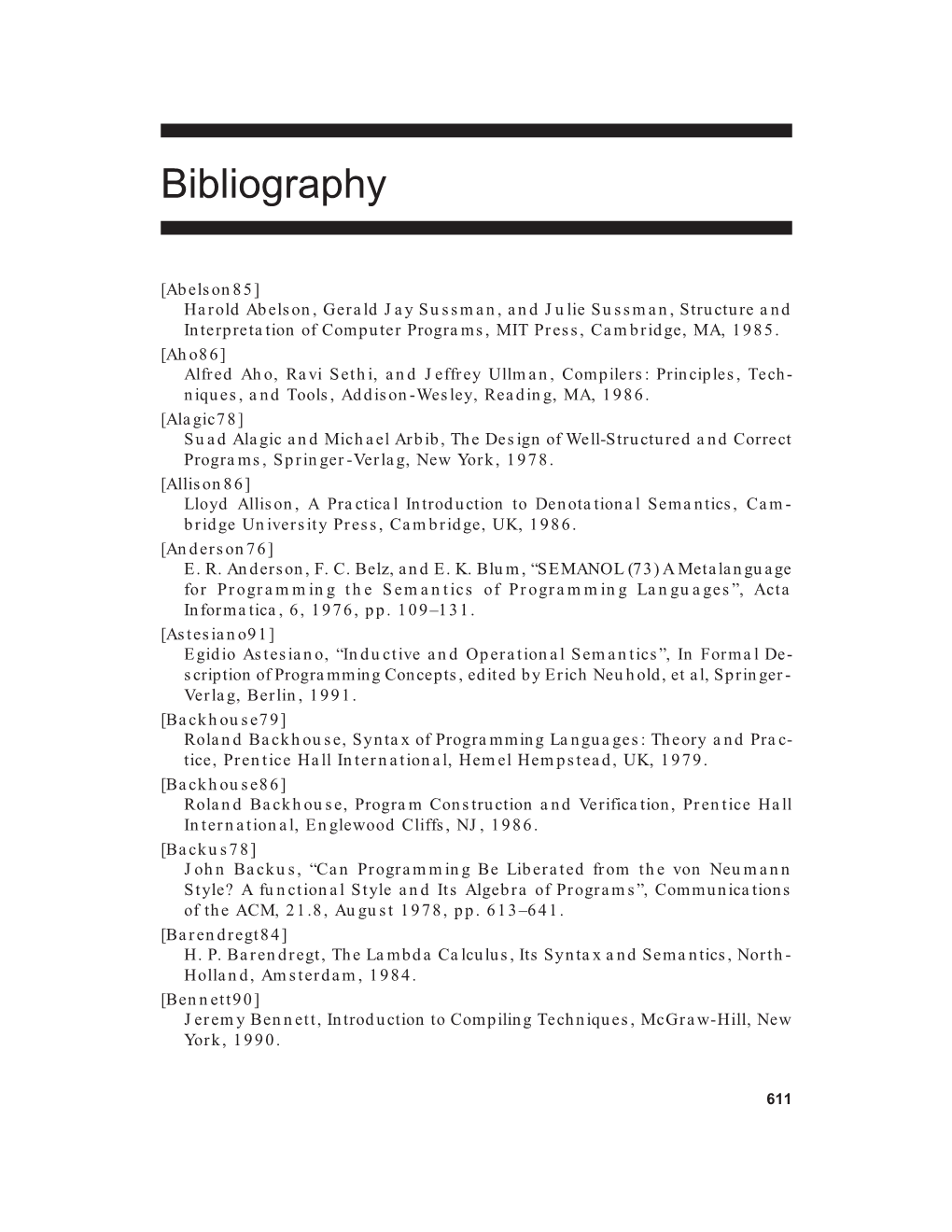 Bibliography