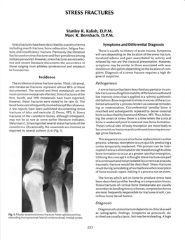 Stress Fractures