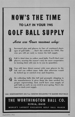 Now's the Time Golf Ball Supply