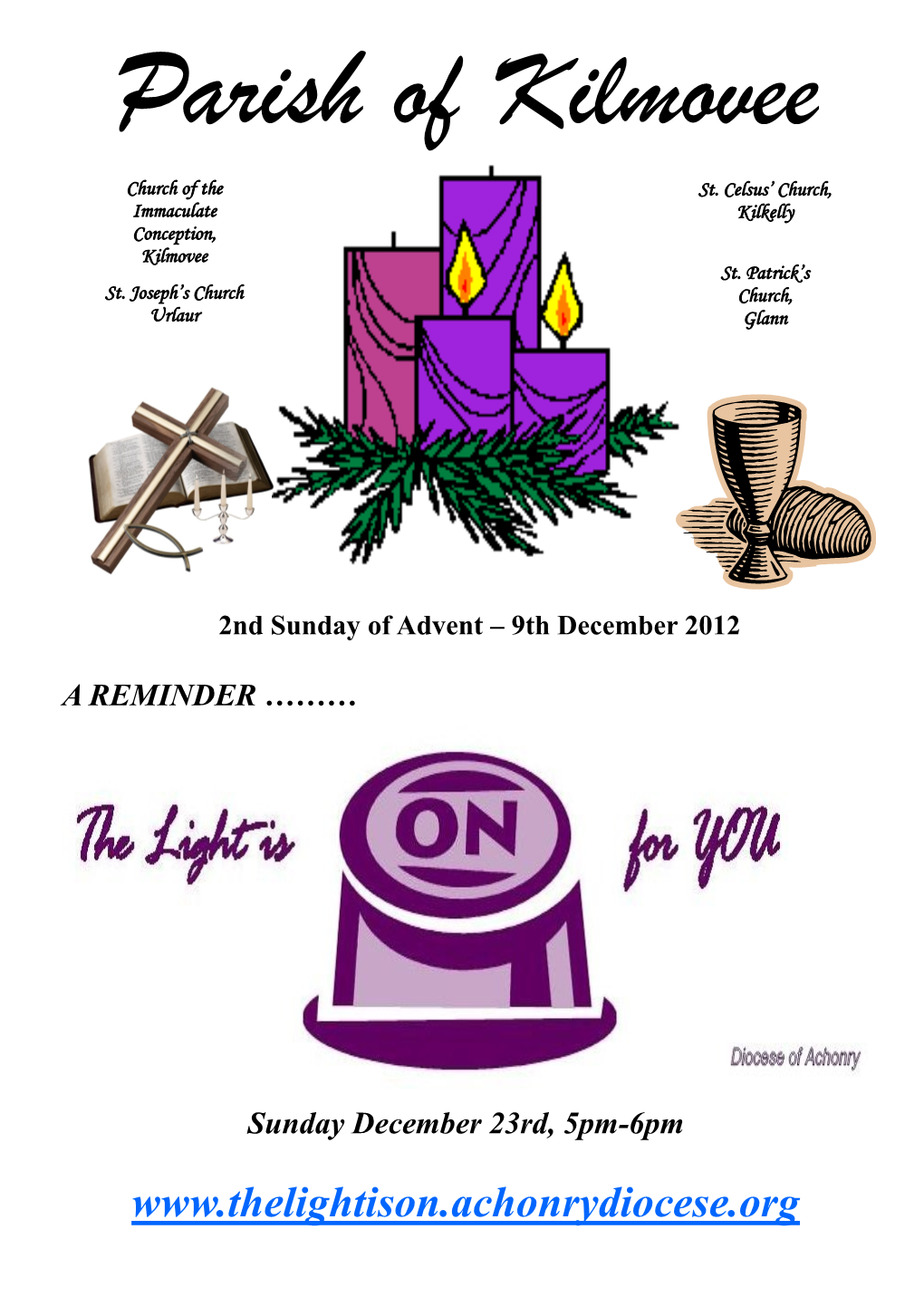 Parish of Kilmovee 2Nd Sunday of Advent