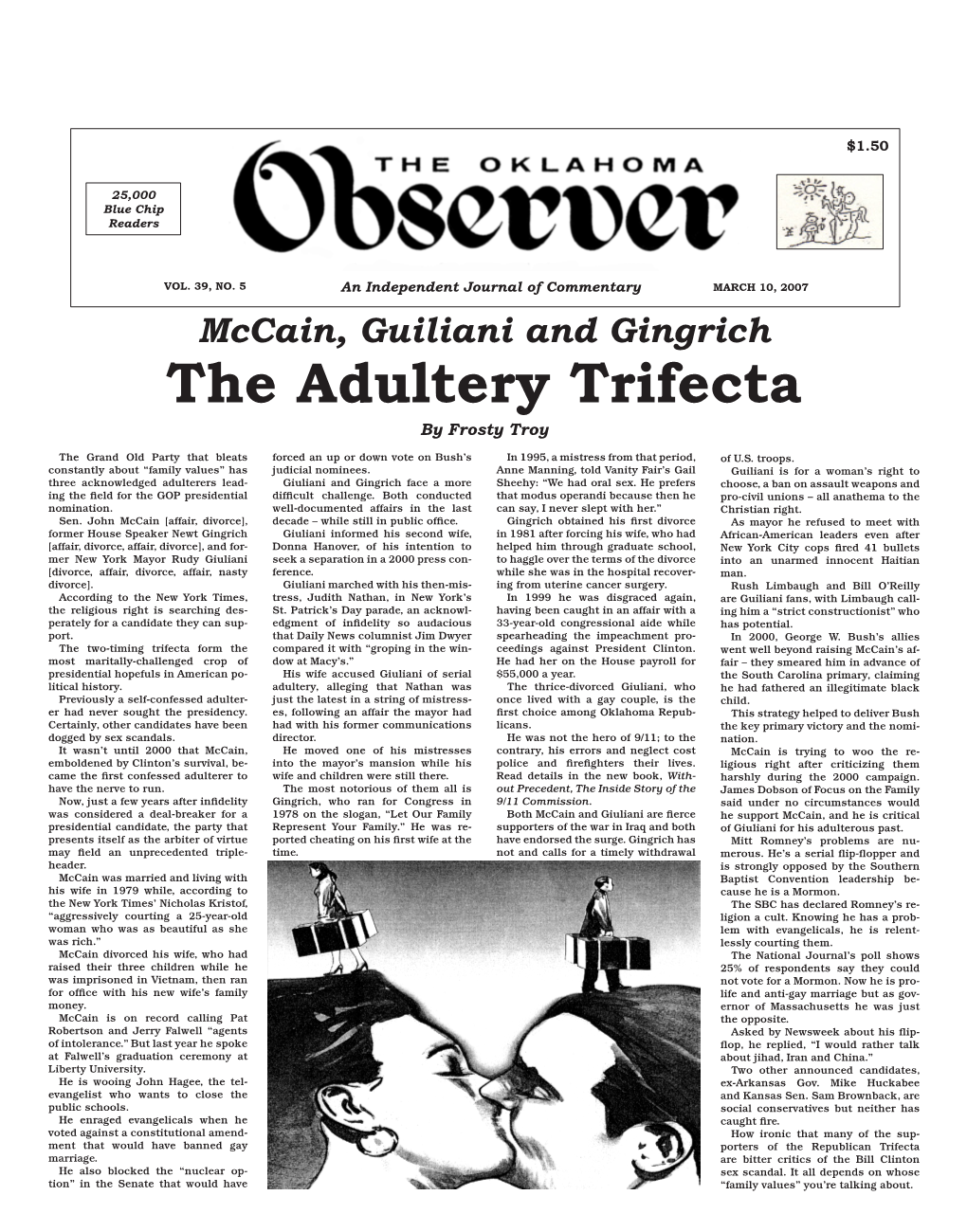 The Adultery Trifecta by Frosty Troy