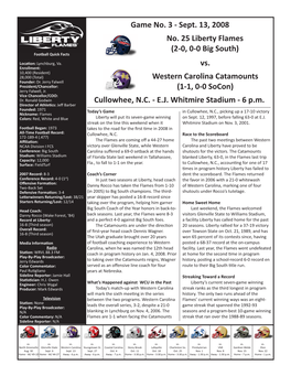 2008 Football Game Notes.Indd