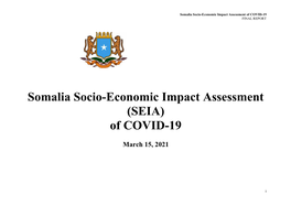 Somalia Socio-Economic Impact Assessment (SEIA) of COVID-19