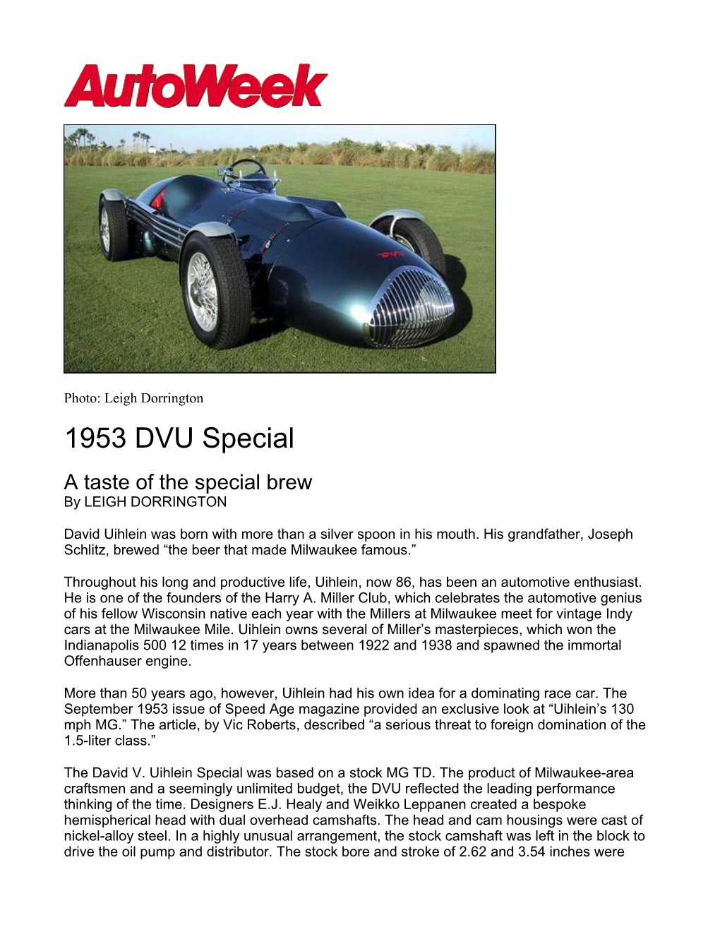 1953 DVU Special