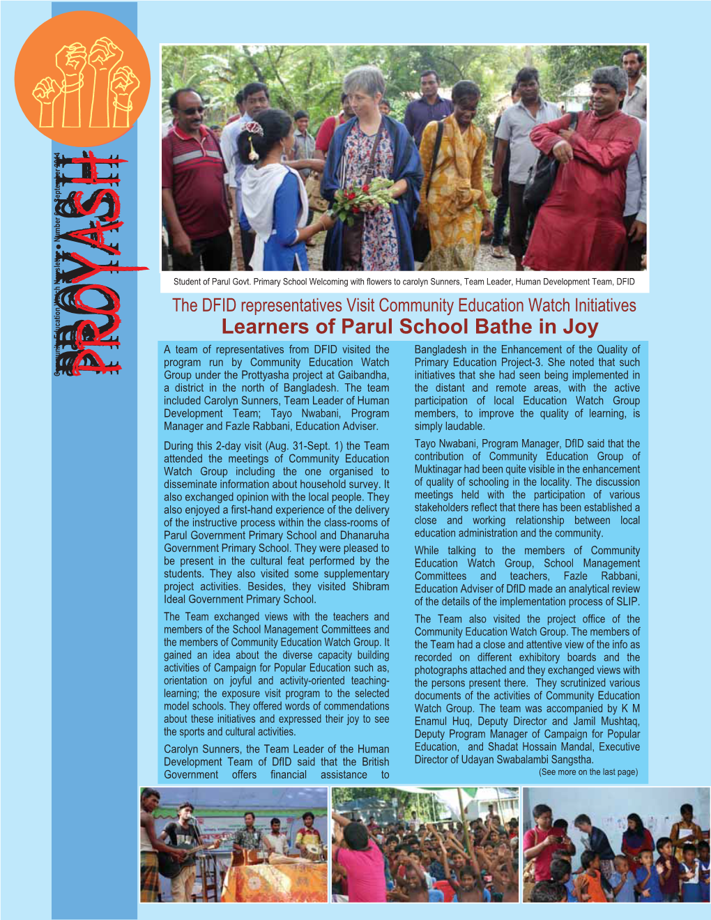 Learners of Parul School Bathe In