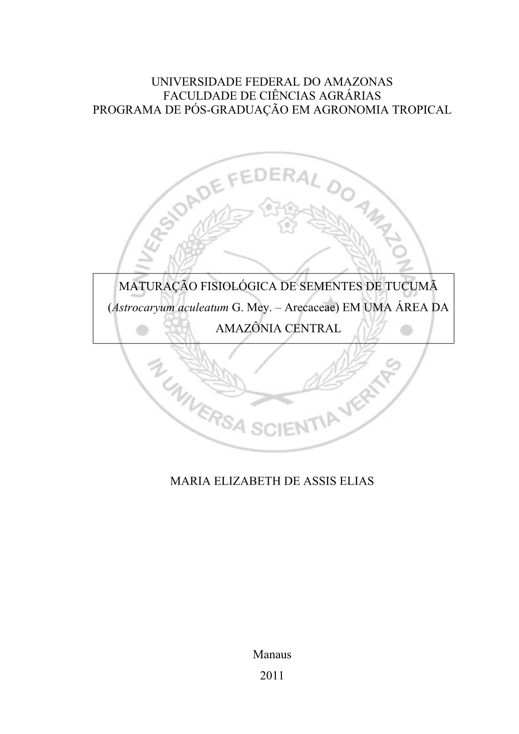 Fundação Universidade Do Amazonas