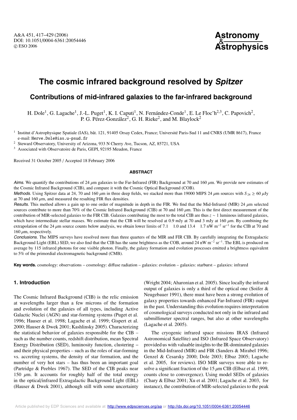 The Cosmic Infrared Background Resolved by Spitzer