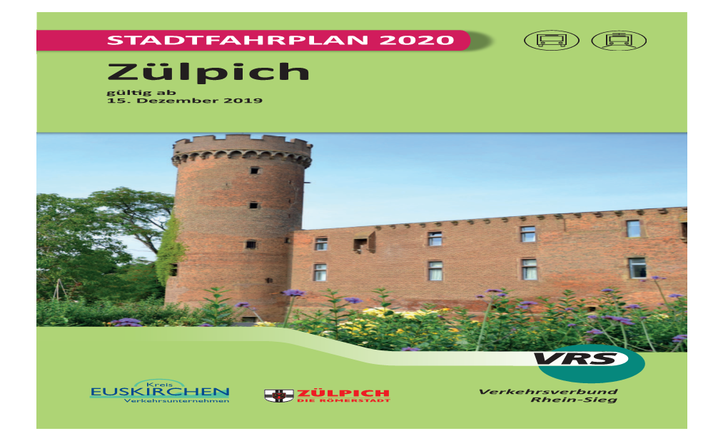 STADTFAHRPLAN 2020 Zülpich ��������� ���������������