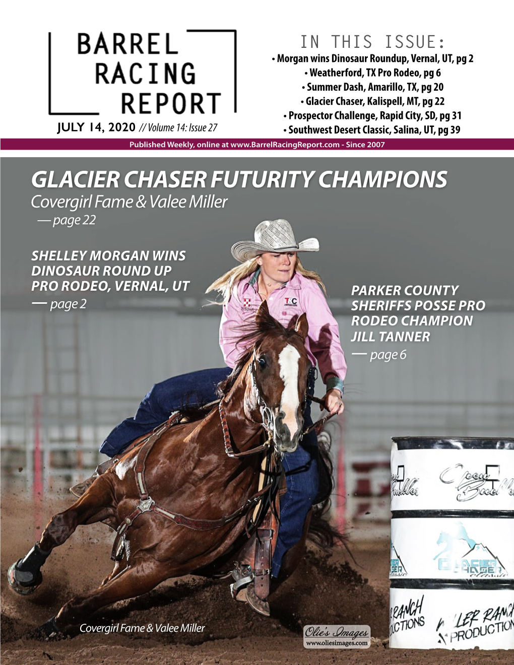 GLACIER CHASER FUTURITY CHAMPIONS Covergirl Fame & Valee Miller — Page 22