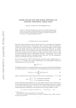 Lower Bounds for the Ruelle Spectrum of Analytic Expanding Circle Maps