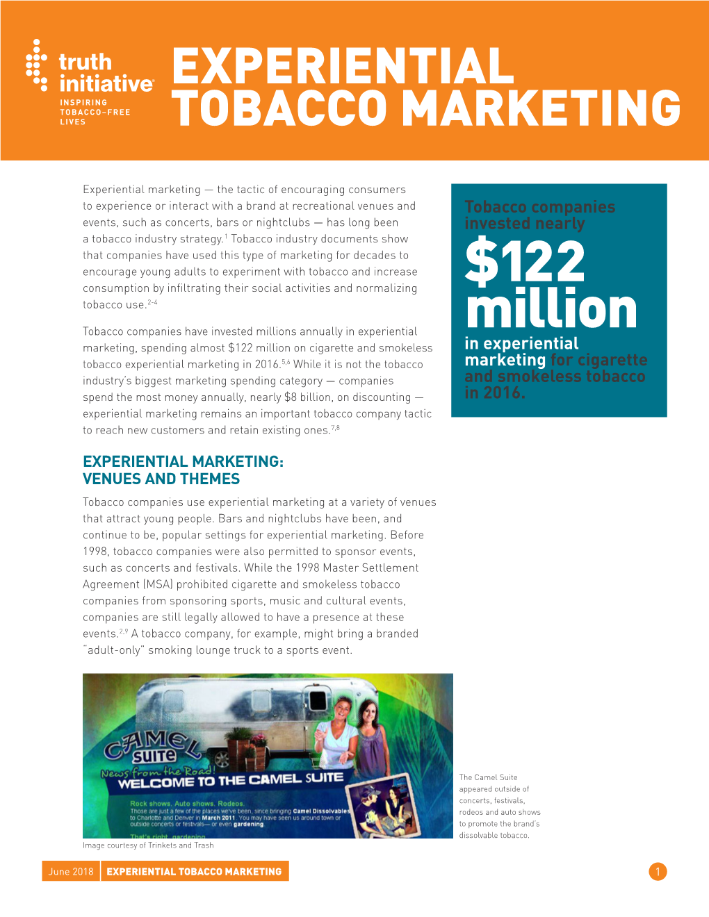 Experiential Tobacco Marketing