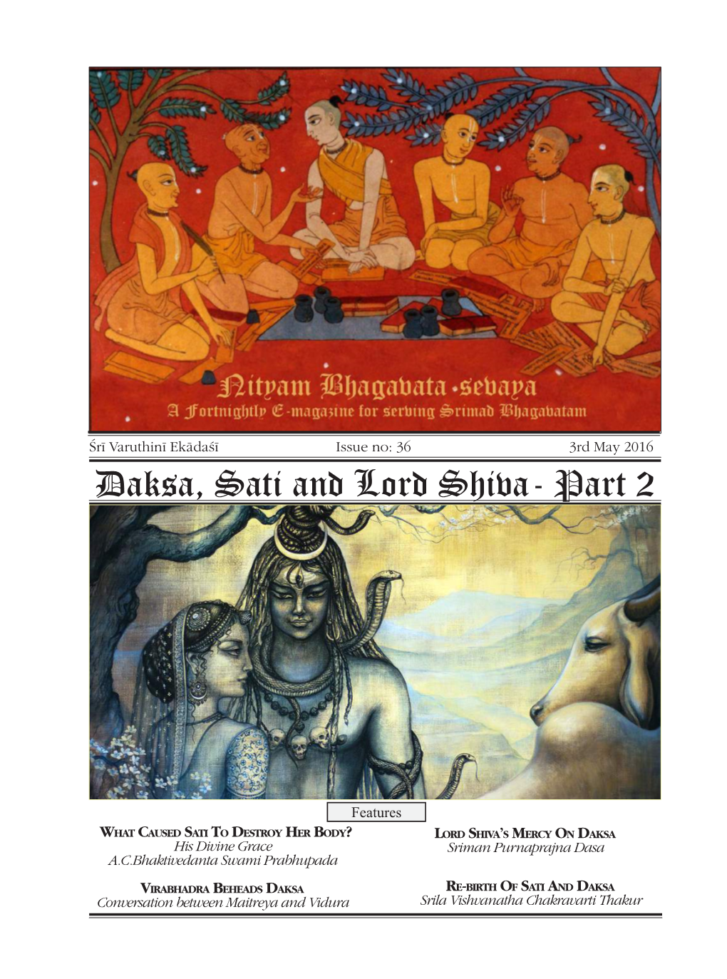 Daksa, Sati and Lord Shiva- Part 2