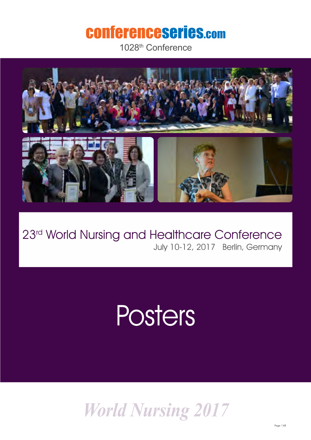 23Rd World Nursing and Healthcare Conference July 10-12, 2017 Berlin, Germany