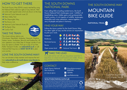 South Downs Way Mountain Bike Guide