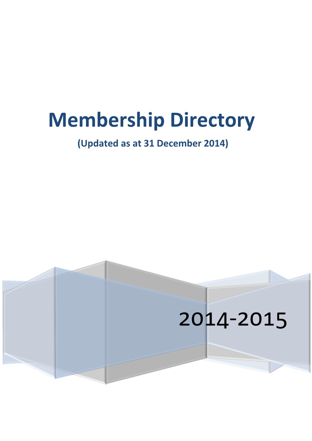 Membership Listing 2014