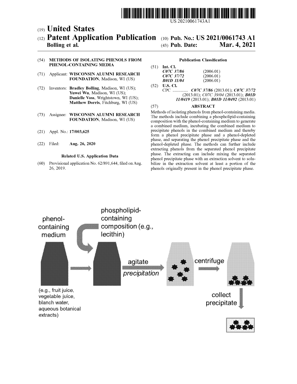 C19) United States C12) Patent Application Publication C10) Pub