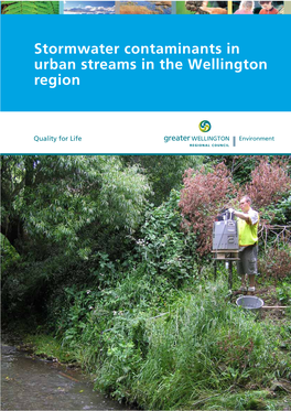 Stormwater Contaminants in the Urban Streams in the Wellington Region