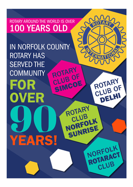 Norfolk Rotary Clubs with 90+ Years of Community Service!